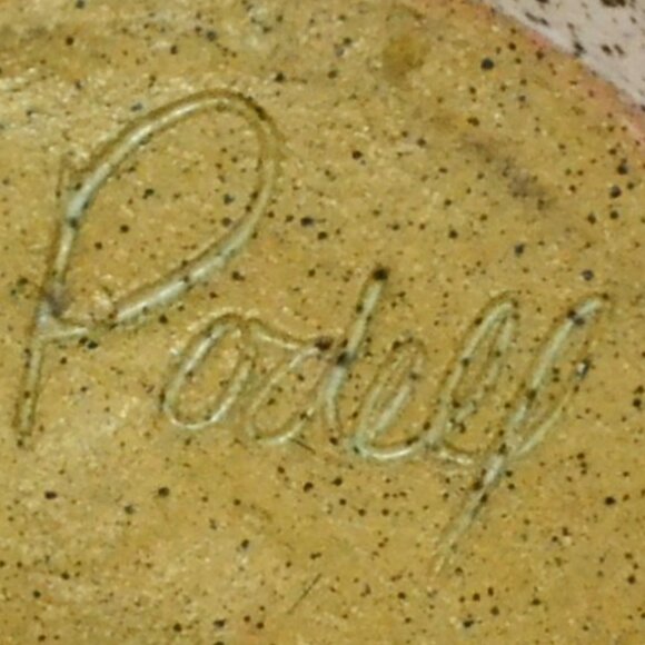 Unique Triple Neck Design Vase Studio Pottery Signed Home Decor Accent - Picture 8 of 8